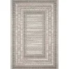 Kirkland's Home Gray Textured Border Outdoor Area Rug, 7X10- Outdoor Rugs