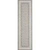 Kirkland's Home Gray Tile Motif Outdoor Runner, 2X7- Outdoor Rugs