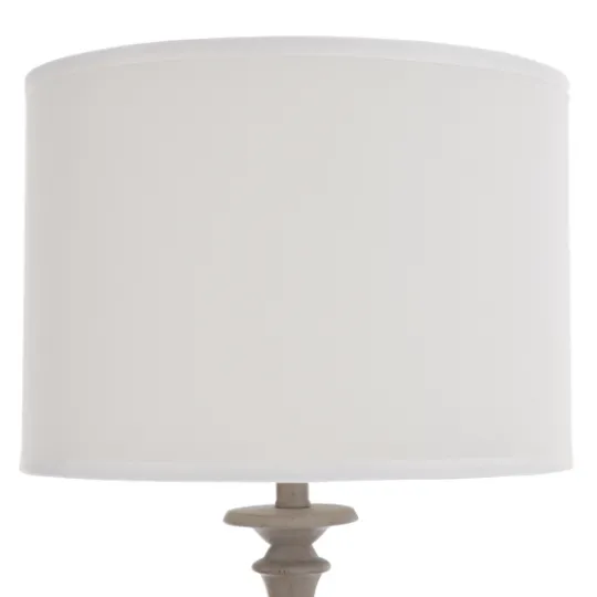 Kirkland's Home Gray Traditional Spindle Floor Lamp- Floor Lamps