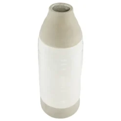 Kirkland's Home Gray Two Tone Stoneware Coastal Vase- Vases