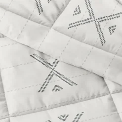 Kirkland's Home Gray Urban Stitch King 3-Pc. Comforter Set- Comforters