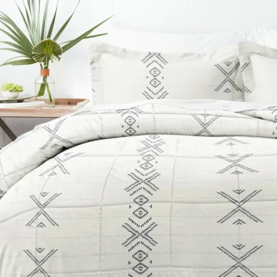 Kirkland's Home Gray Urban Stitch Twin 2-Pc. Comforter Set- Comforters