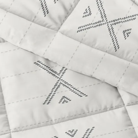 Kirkland's Home Gray Urban Stitch Twin 2-Pc. Comforter Set- Comforters