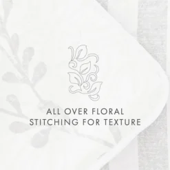 Kirkland's Home Gray Vines Reversible 3-Pc. Queen Quilt Set- Quilts