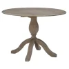 Kirkland's Home Gray Wash Drop Leaf Dining Table- Dining Tables