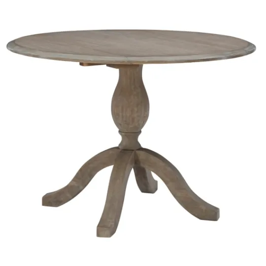 Kirkland's Home Gray Wash Drop Leaf Dining Table- Dining Tables