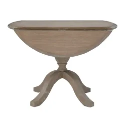 Kirkland's Home Gray Wash Drop Leaf Dining Table- Dining Tables