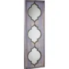 Kirkland's Home Gray Washed Purple Wood Wall Mirror- Decorative Mirrors