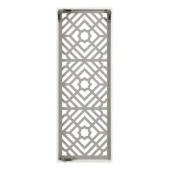 Kirkland's Home Gray Washed Wood & White Frame Cut Out Wall Plaque- Wall Plaques