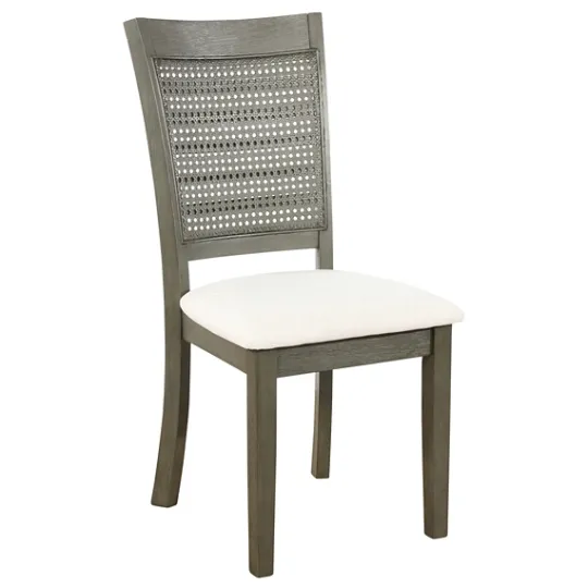 Kirkland's Home Gray Wilbur Cane Back Dining Chairs, Set Of 2- Dining Chairs