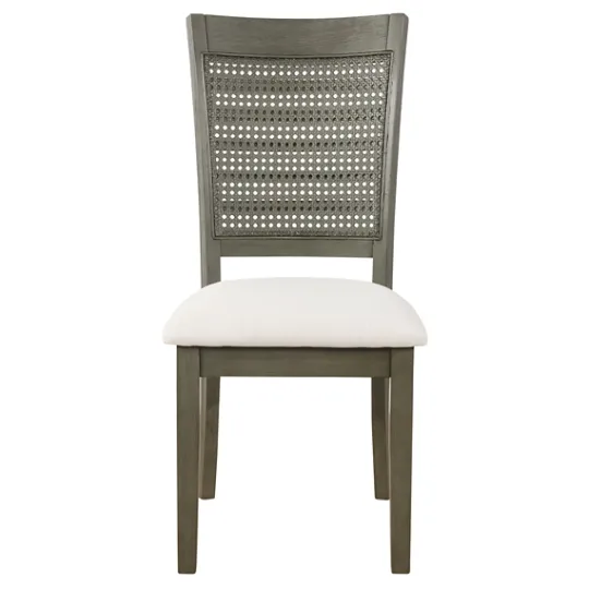 Kirkland's Home Gray Wilbur Cane Back Dining Chairs, Set Of 2- Dining Chairs