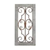 Kirkland's Home Gray Wood Traditional Scroll Wall Plaque- Wall Plaques