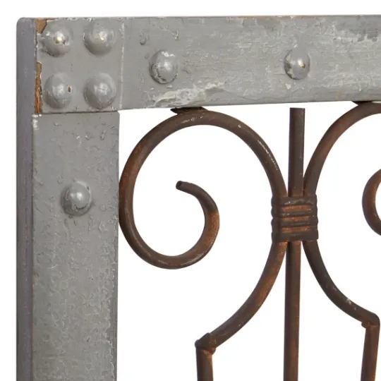 Kirkland's Home Gray Wood Traditional Scroll Wall Plaque- Wall Plaques