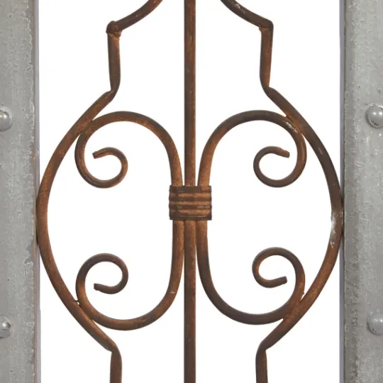 Kirkland's Home Gray Wood Traditional Scroll Wall Plaque- Wall Plaques