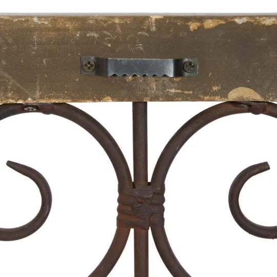 Kirkland's Home Gray Wood Traditional Scroll Wall Plaque- Wall Plaques