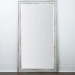 Kirkland's Home Gray Woodtone Framed Mirror, 37.56X67.56 In.- Full Length & Floor Mirrors