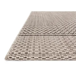 Kirkland's Home Gray Zig Zag Stripe Outdoor Area Rug, 5X7- Outdoor Rugs