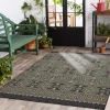 Kirkland's Home Greek Key Sun Shower Outdoor Area Rug, 5X8- Outdoor Rugs