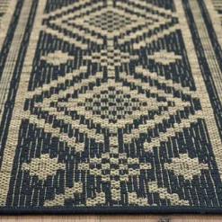 Kirkland's Home Greek Key Sun Shower Outdoor Area Rug, 5X8- Outdoor Rugs