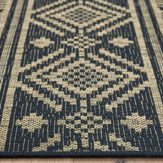 Kirkland's Home Greek Key Sun Shower Outdoor Area Rug, 7X9- Outdoor Rugs