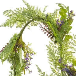 Kirkland's Home Green And Purple Maytime Garland- Arrangements & Greenery