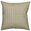 Kirkland's Home Green And Yellow Plaid Pillow- Pillows
