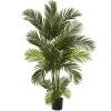 Kirkland's Home Green Areca Palm Tree In Black Planter, 66 In.- Trees & Topiaries