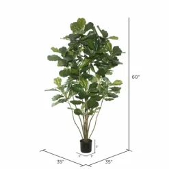 Kirkland's Home Green Fiddle Leaf Tree, 5 Ft.- Trees & Topiaries