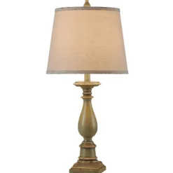 Kirkland's Home Green French Country Table Lamp- Table Lamps