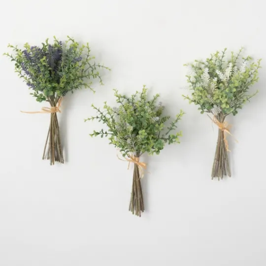 Kirkland's Home Green Lavender Herb Bundles, Set Of 3- Stems & Bouquets
