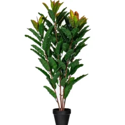 Kirkland's Home Green Myrtle Tree In Black Planter- Trees & Topiaries