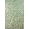 Kirkland's Home Green Palm Leaf Outdoor Area Rug, 4X6- Outdoor Rugs