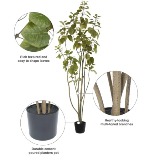 Kirkland's Home Green Potted Cotinus Coggygria Tree, 6 Ft.- Trees & Topiaries