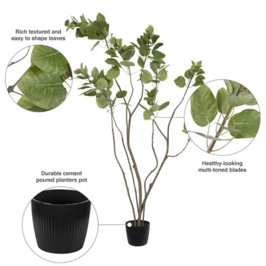 Kirkland's Home Green Potted Cotinus Coggygria Tree, 4 Ft.- Trees & Topiaries