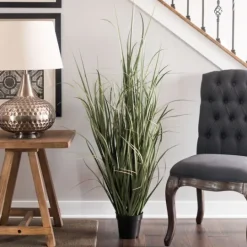 Kirkland's Home Green Ryegrass Potted Plant- Trees & Topiaries