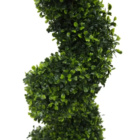 Kirkland's Home Green Spiral Boxwood Potted Topiary, 3 Ft.- Trees & Topiaries