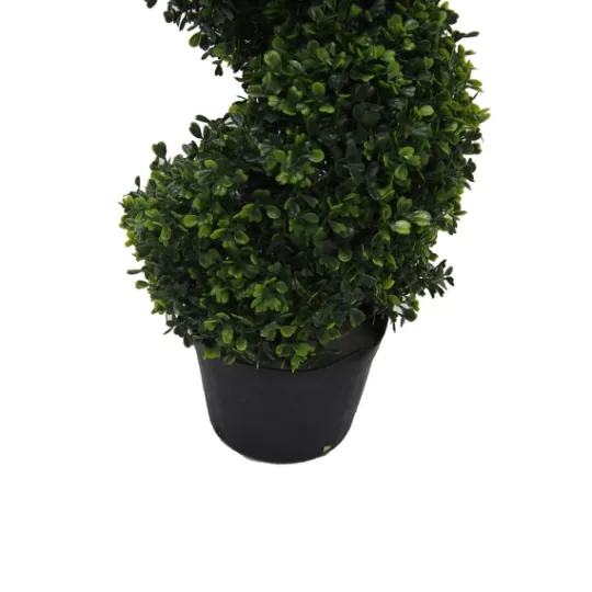 Kirkland's Home Green Spiral Boxwood Potted Topiary, 3 Ft.- Trees & Topiaries