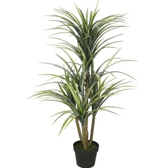 Kirkland's Home Green Yucca Tree In Black Planter- Trees & Topiaries