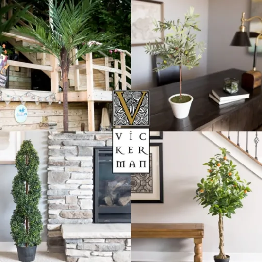 Kirkland's Home Green Yucca Tree In Black Planter- Trees & Topiaries