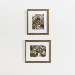 Kirkland's Home Greenhouse Garden Framed Art Prints, Set Of 2- Framed Art