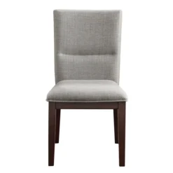 Kirkland's Home Greige And Walnut Dining Chairs, Set Of 2- Dining Chairs