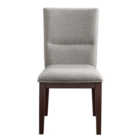 Kirkland's Home Greige And Walnut Dining Chairs, Set Of 2- Dining Chairs