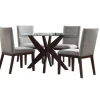 Kirkland's Home Greige And Walnut 5-Pc. Dining Set- Dining Sets