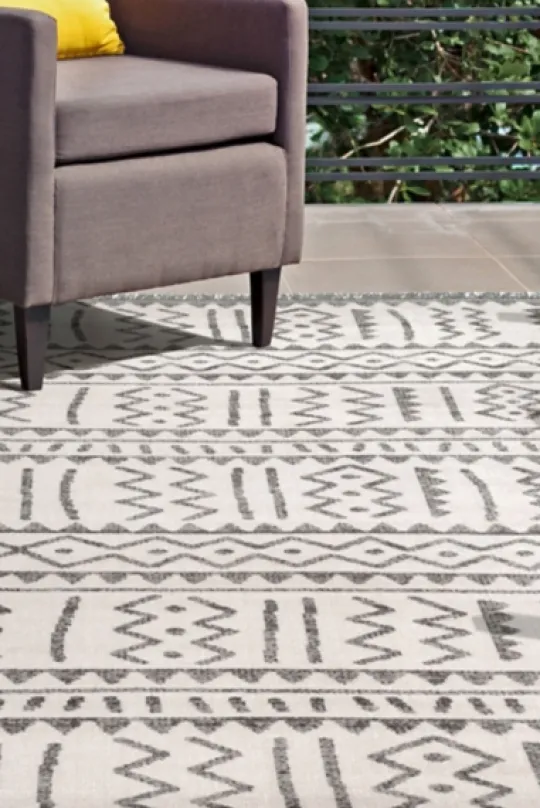Kirkland's Home Gretchen Tribal Outdoor Area Rug, 5X8- Outdoor Rugs