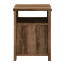 Kirkland's Home Grooved Door Barnwood Side Table- Accent & End Tables