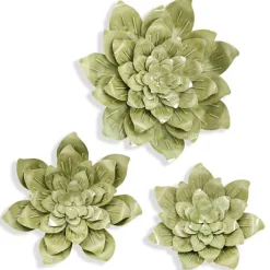 Kirkland's Home Growing In Flower Wall Plaques, Set Of 3- Wall Plaques