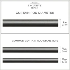 Kirkland's Home Gunmetal Hyde Wrap Around Curtain Rod, 120 In.- Curtain Rods & Hardware