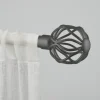 Kirkland's Home Gunmetal Open Sphere Curtain Rod, 72 In.- Curtain Rods & Hardware