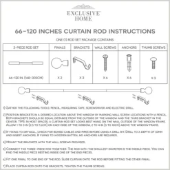 Kirkland's Home Gunmetal Open Sphere Curtain Rod, 120 In.- Curtain Rods & Hardware