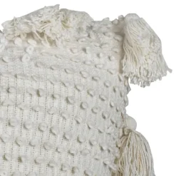 Kirkland's Home Hand Woven Knot Pillow With Tassels, 24 In.- Pillows